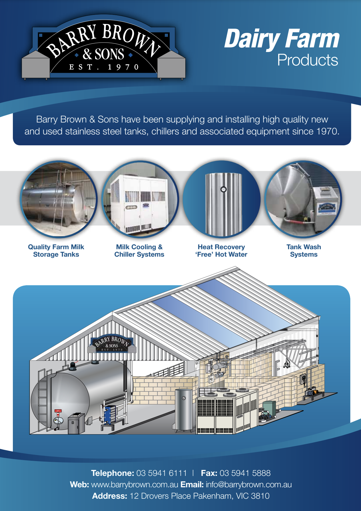 Farm Milk Tanks Brochure